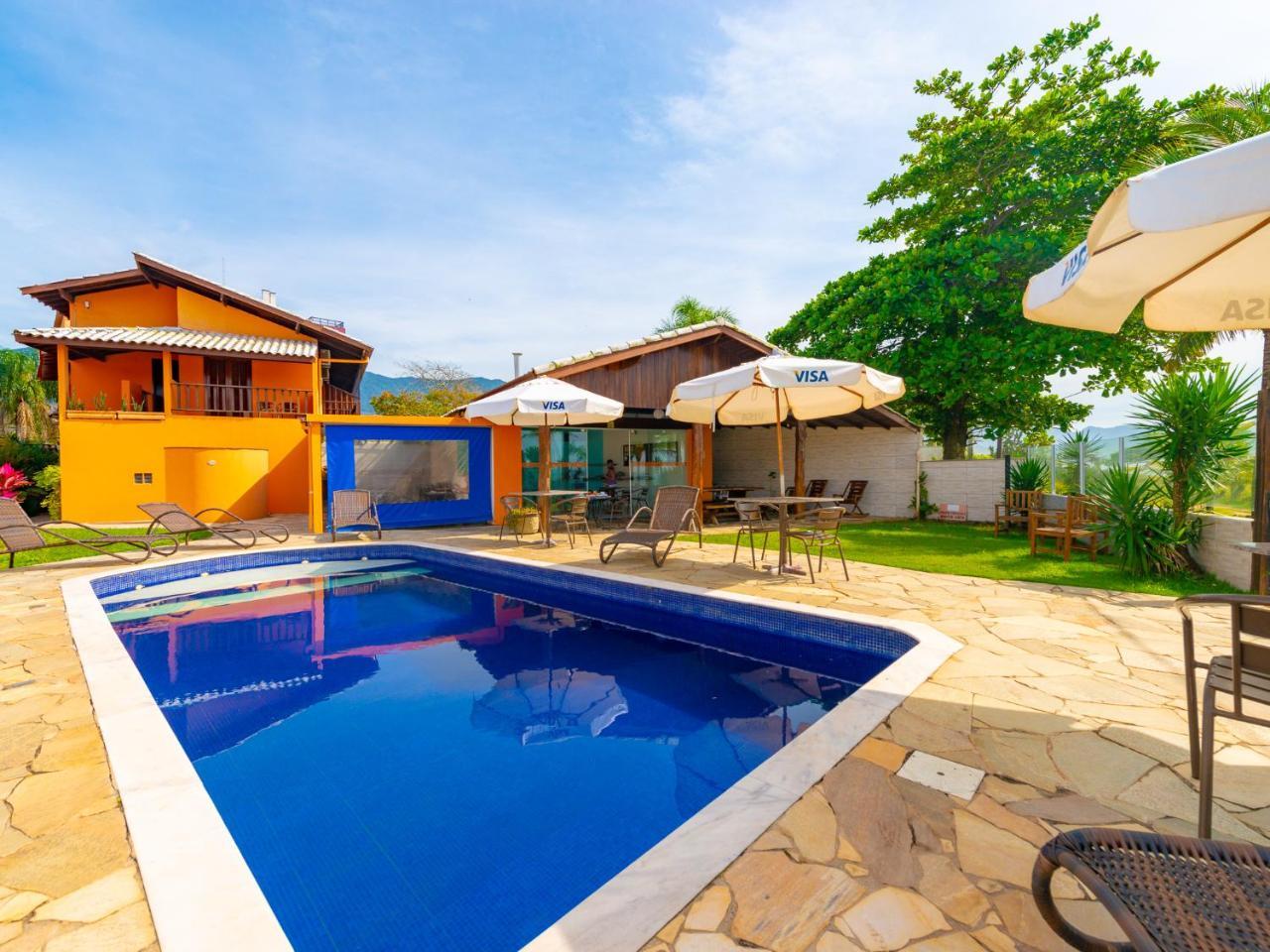 Pousada Pé Na Areia Caraguatatuba Exterior foto