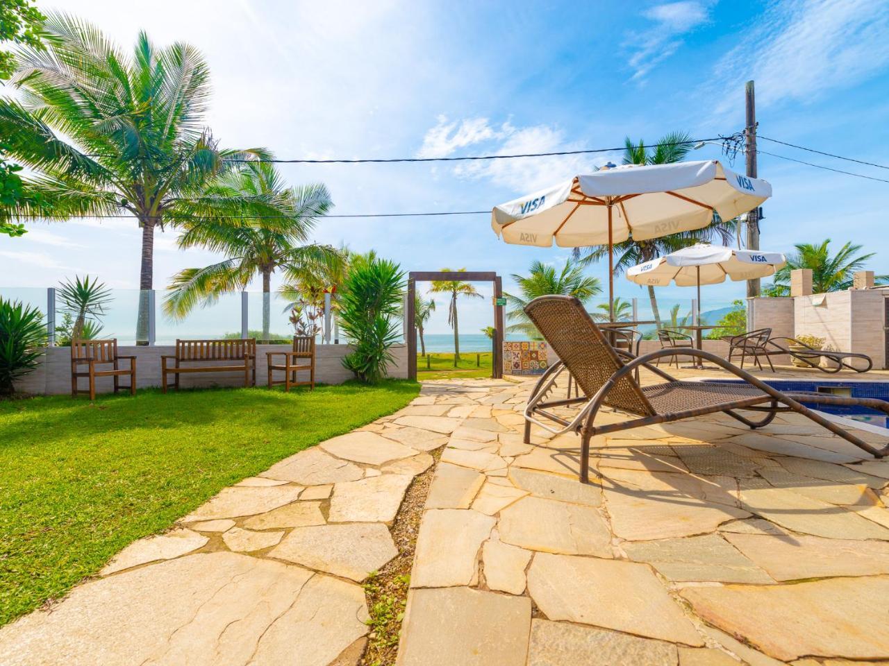 Pousada Pé Na Areia Caraguatatuba Exterior foto
